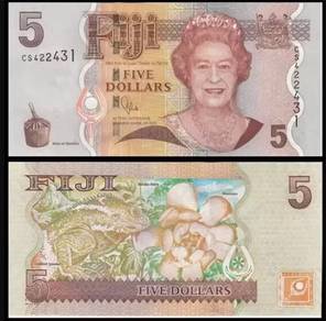 Fiji 5 Dollars 2011 - Pick P110b unc