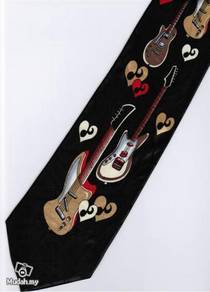 Electric Guitar Music #4 Cartoon Neck Tie