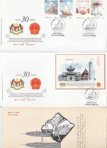 First Day Cover 30th China Diplomatic Msia 2004