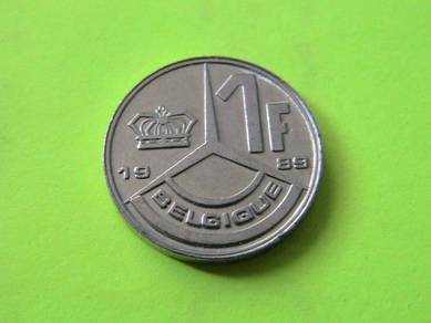 Belgium 1 Franc 1989