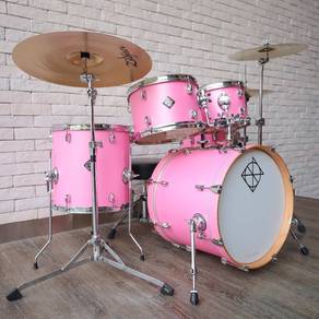 DIXON SOAR Piece Drum Kit Mahogany Shell (PINK )