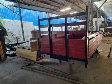 Wooden Cargo with Wooden railings
