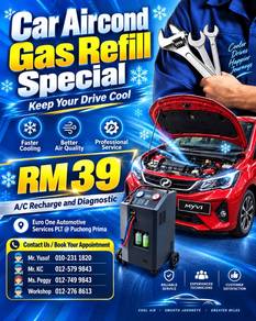 Car Aircond Gas Refill Special Deal