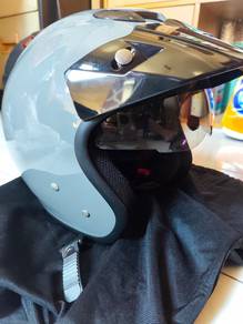 3/4 open face zeus helmet diniaga