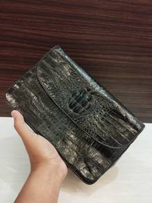 Clutch Bag Kulit Crocodile