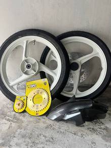 FOR SALE!!!…enkei tiga batang(white) siap tayar