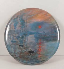 Circular Decorative Oil Painting Plate 11
