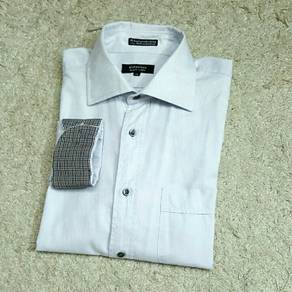 Burberry Slim Fit Light Blue Long Sleeve Shirt