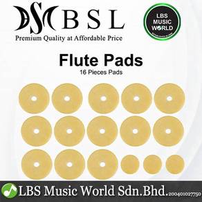 BSL Flute Pads Set 16 Pieces Soft Pad Replacement