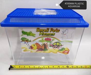 Small Pets Home Plastic Aquarium 35cm Fish Ikan