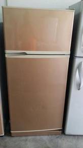 Refrigerator Fridge Freezer Gold Peti Sejuk Sharp