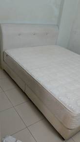 Bed Frame & Mattress - Queen Size
