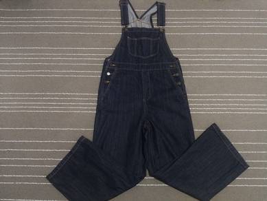GU overall denim woman W28-32