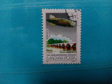 Hungary Stamps Zeppelin flight