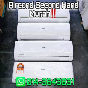 Used Aircond Second Hand Murah 1hp-5hp- T211025