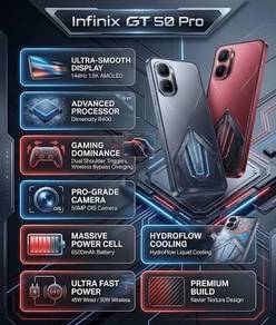 New Infinix GT50 Pro 12GB