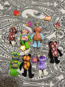 Meiji 365 Days Birthday Teddy Charm Mascots.