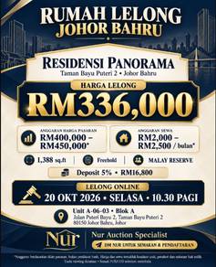 Apartment For Auction in Residensi Panorama