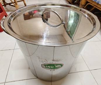 Dino 18.8Liter Stainless steel Pot
(Size: Diameter