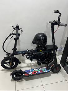 Ebike AskGo F12 and Adelmar EScooter