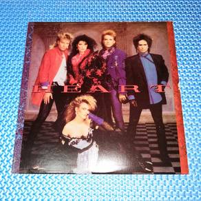 Vinyl LP Heart - Self-Titled [1985] Piring Hitam