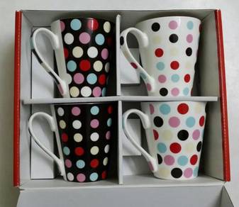 Fine Casa 4 pcs Mug Set