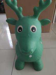 JUMPING DEER INFLATABLE TOY (Green Color)