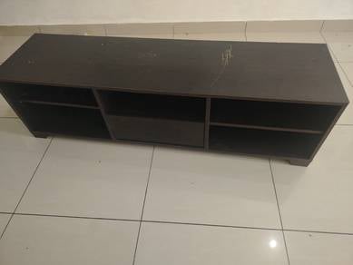 5FT Black Tv Cabinet TG190