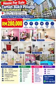 Apartment For Sale in Taman Bukit Pelangi (Subang Jaya)
