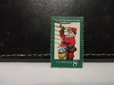 1972 USA Stamp Santa Christmas