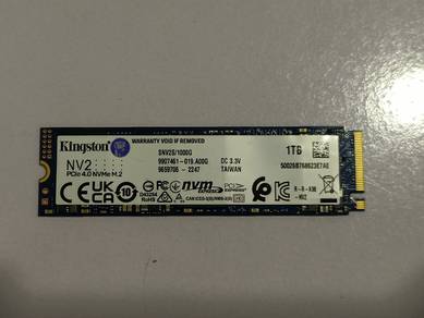 Kingston NV2 1TB Gen 4 NVMe M.2 SSD
