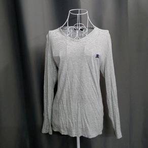 Burberry Striped Long Sleeve Top