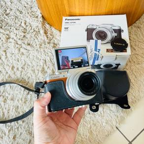Panasonic Lumix GF8 Brown Mirrorless Camera