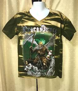 PRECEDENCE "DEATH WINGS" T-Shirt (GREEN BROWN)