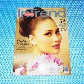 Majalah InTrend Fasha Sandha Cover