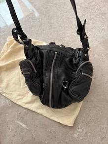 Authentic Alexander Wang black leather hobo bag