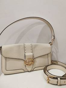 Coach LTH RIV GEORGIE SHB Crossbody Bag Chalk
