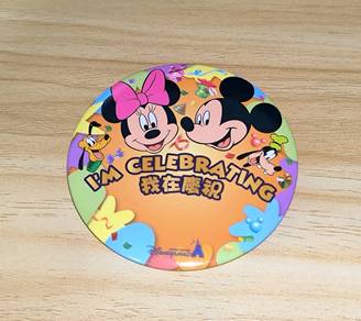Hong Kong Disneyland Mickey Minnie Mouse - Pin