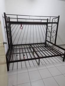 Double Bed Frame (Metal) – Strong & Clean