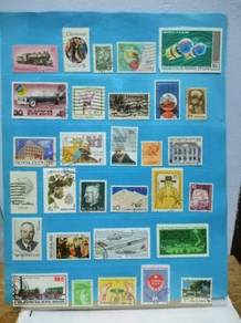 Set A3 30 Vintage Worldwide Stamps
