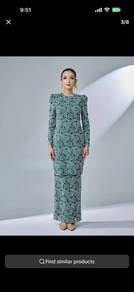 Lauryn kurung colour emerald green