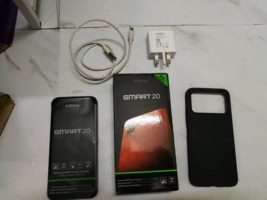Infinix Smart 20 4/64GB Black 10/10 Fullset