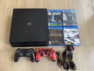 Ps4 Pro complet set 2 controler siap games