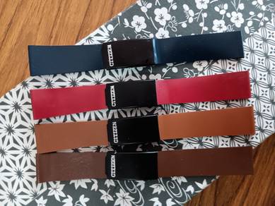 Vintage lot of 4 citizen vinyl watch strap