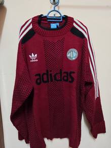 Adidas Originals Knitwear Sweatshirt Burgundy XL 