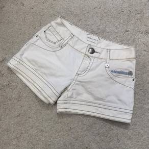 Burberry Blue Label cream colour denim shorts