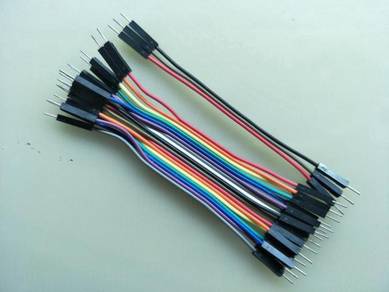 11cm male to male colour connector lead 20 lengths