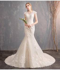 Ivory mermaid Wedding gown RB0984