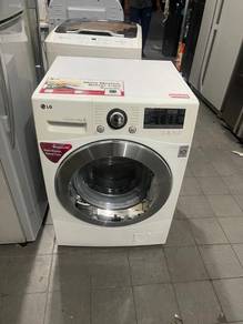 LG front load hot washer washing machine 8.0