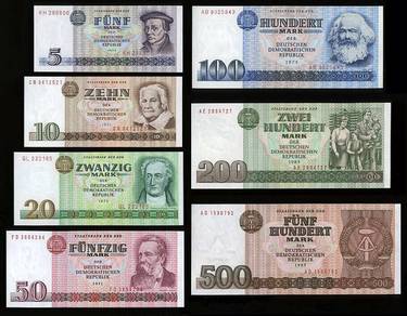 East Germany set of 7 1971 - 1985